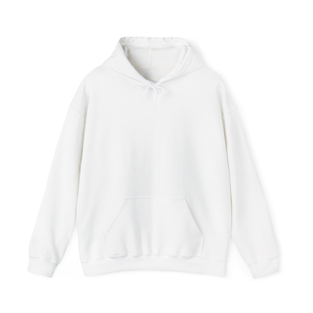 Angel Wings Hoodie — Soft White Back Graphic, Spiritual & Memorial Gift