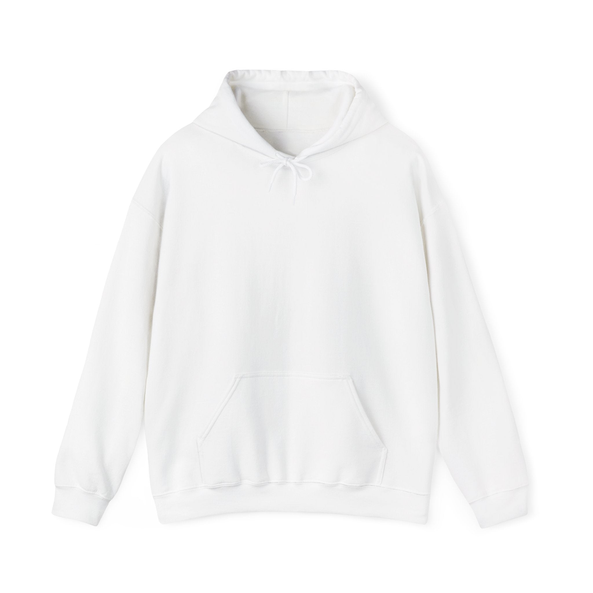 Angel Wings Hoodie — Soft White Back Graphic, Spiritual & Memorial Gift