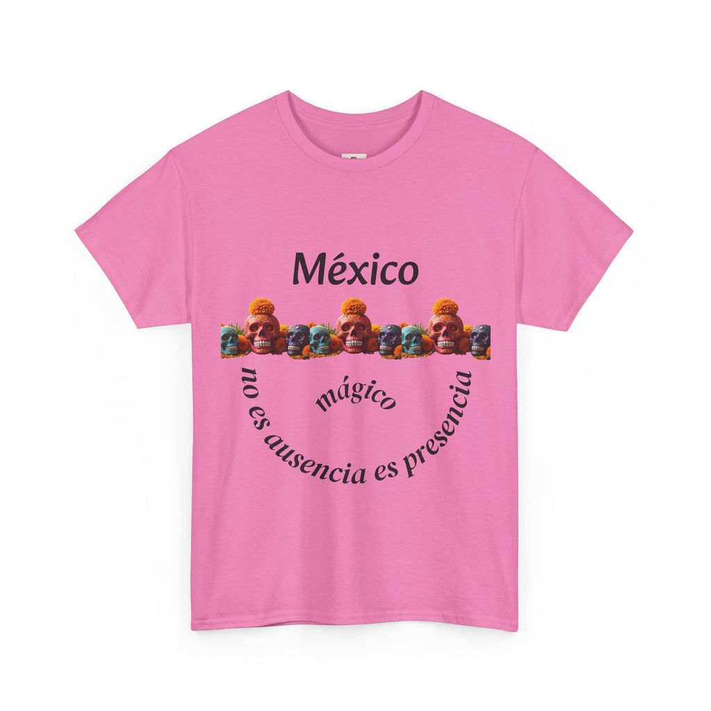 México Mágico Tee - "no es ausencia es presencia" Día de Muertos Tribute T-Shirt