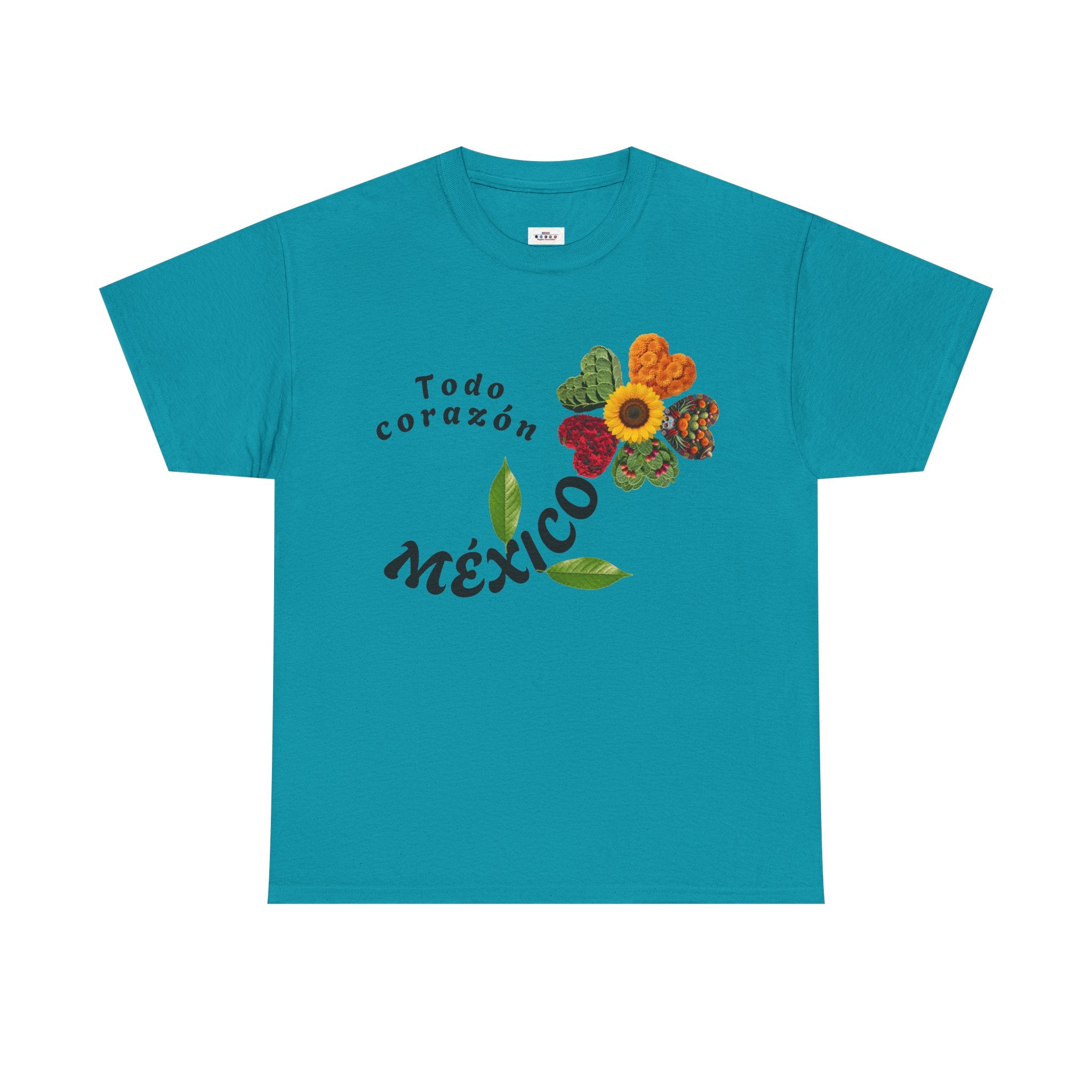 Mexico Floral "Todo corazón" T-Shirt
