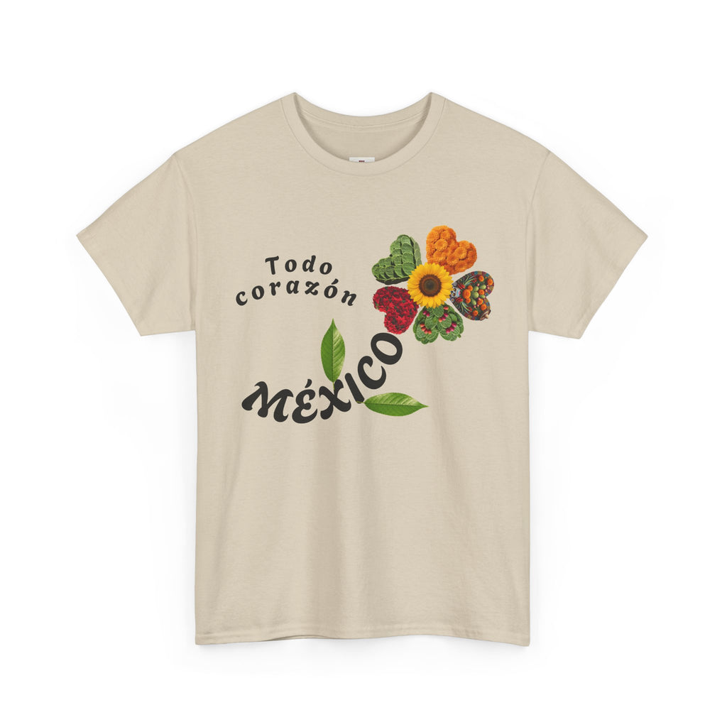 Mexico Floral "Todo corazón" T-Shirt