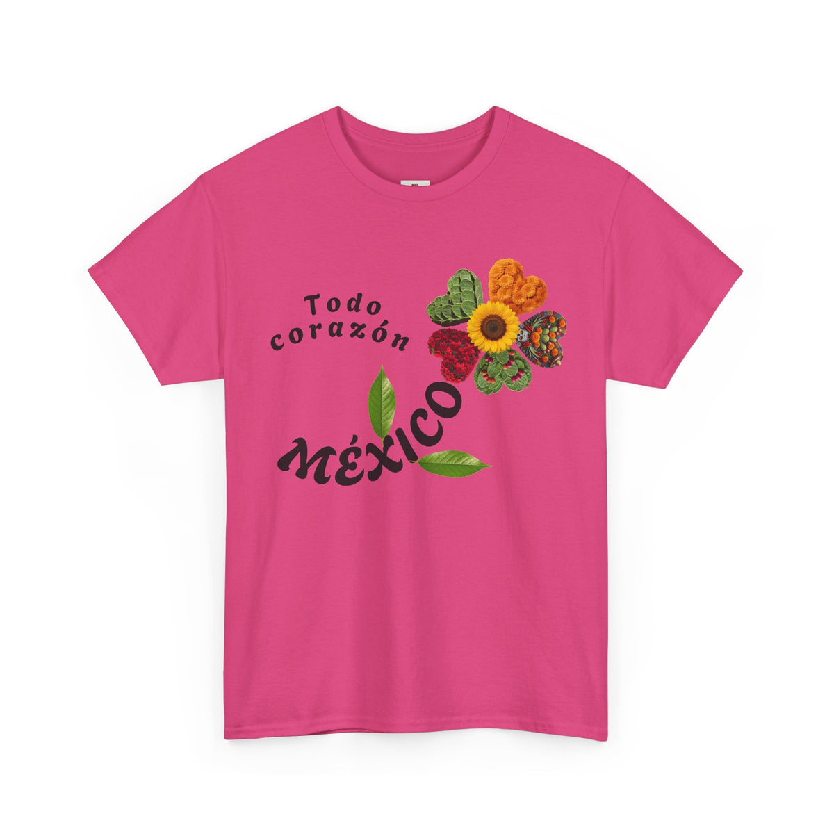 Mexico Floral "Todo corazón" T-Shirt
