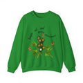 Floral Butterflies Crewneck Sweatshirt — "bajo el sol flores danzantes"