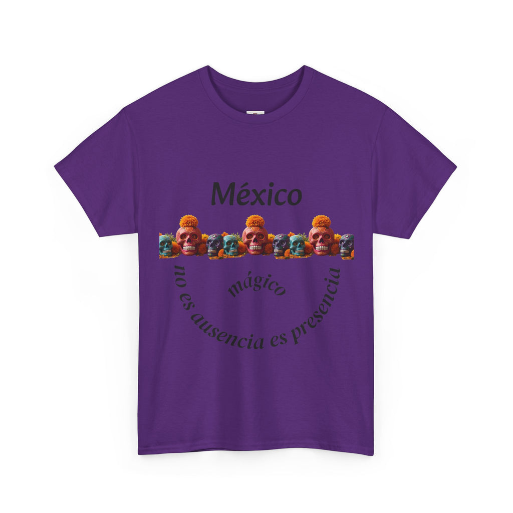 México Mágico Tee - "no es ausencia es presencia" Día de Muertos Tribute T-Shirt