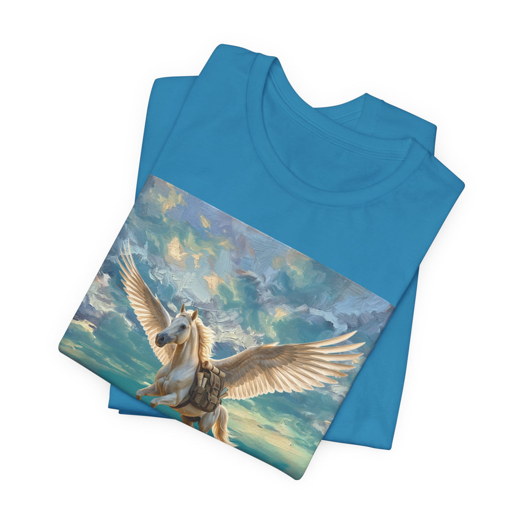 Pegasus Beach T-Shirt — 'Constanza' Inspirational Winged Horse Tee