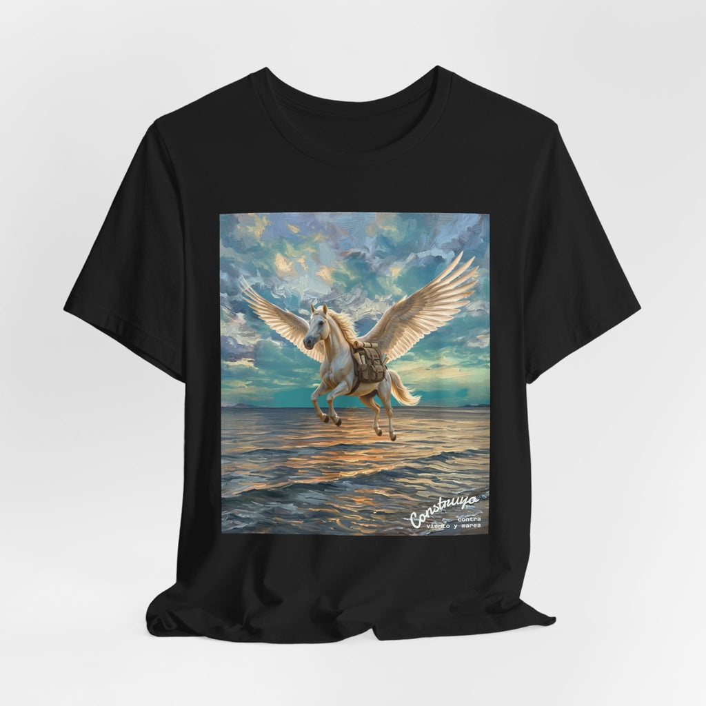 Pegasus Beach T-Shirt — 'Constanza' Inspirational Winged Horse Tee