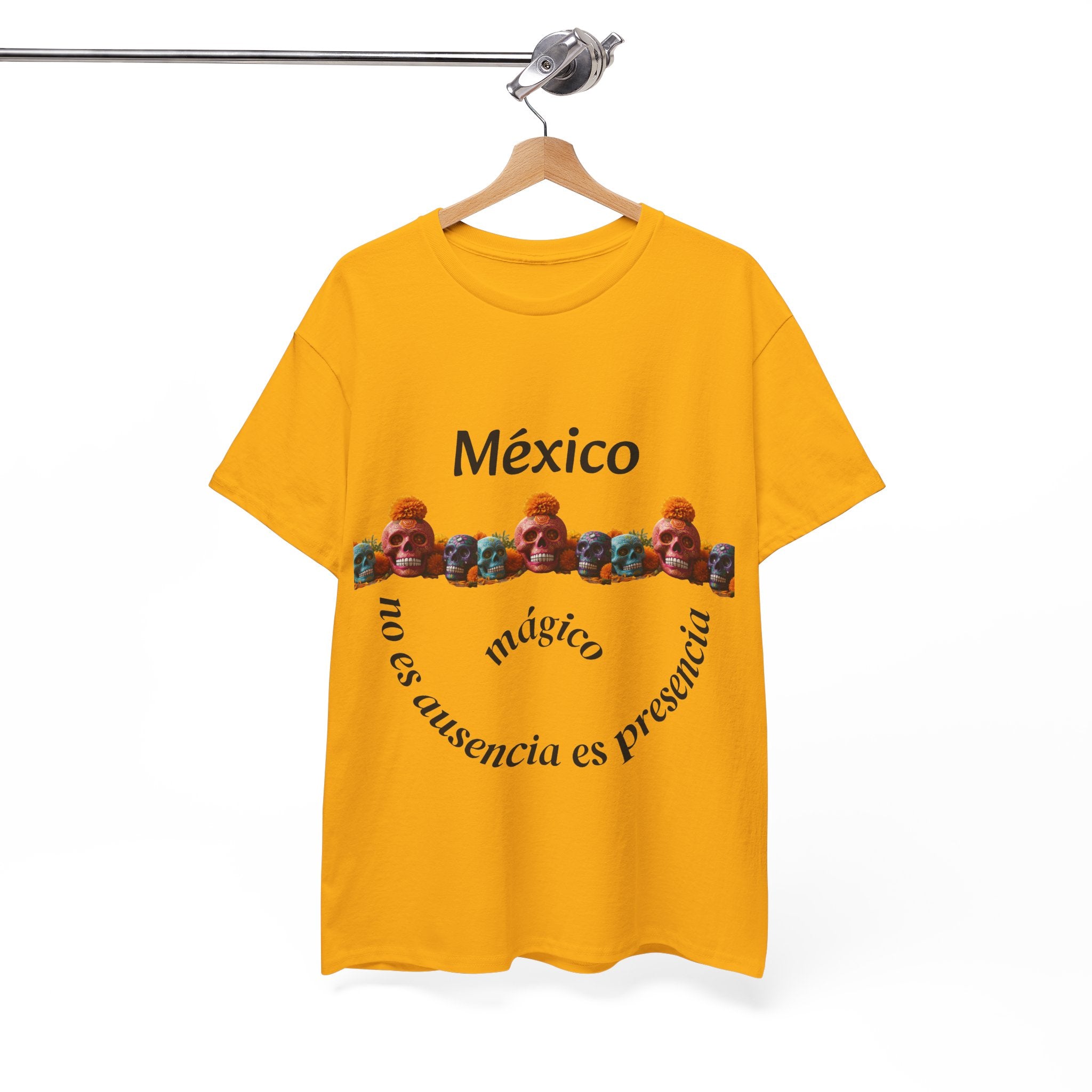 México Mágico Tee - "no es ausencia es presencia" Día de Muertos Tribute T-Shirt
