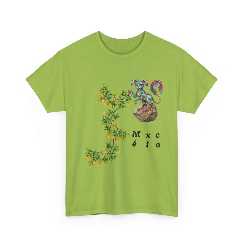 Mexico Floral Snake T-Shirt — Botanical Mexican Heritage Tee