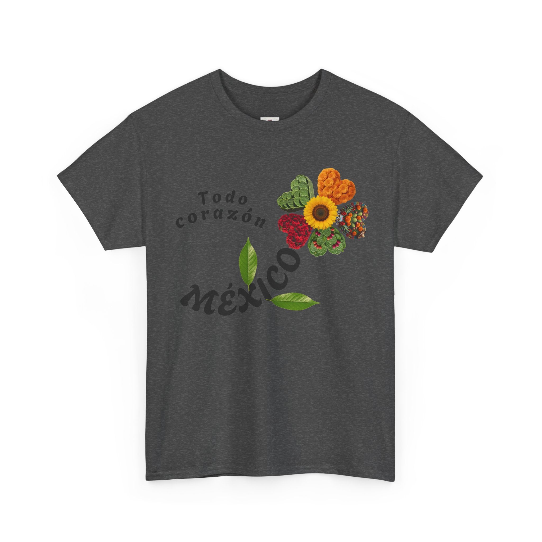 Mexico Floral "Todo corazón" T-Shirt