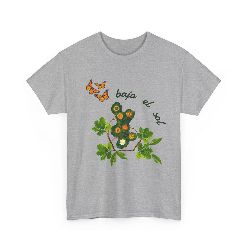 Floral Cactus & Butterflies Tee — "bajo el sol"