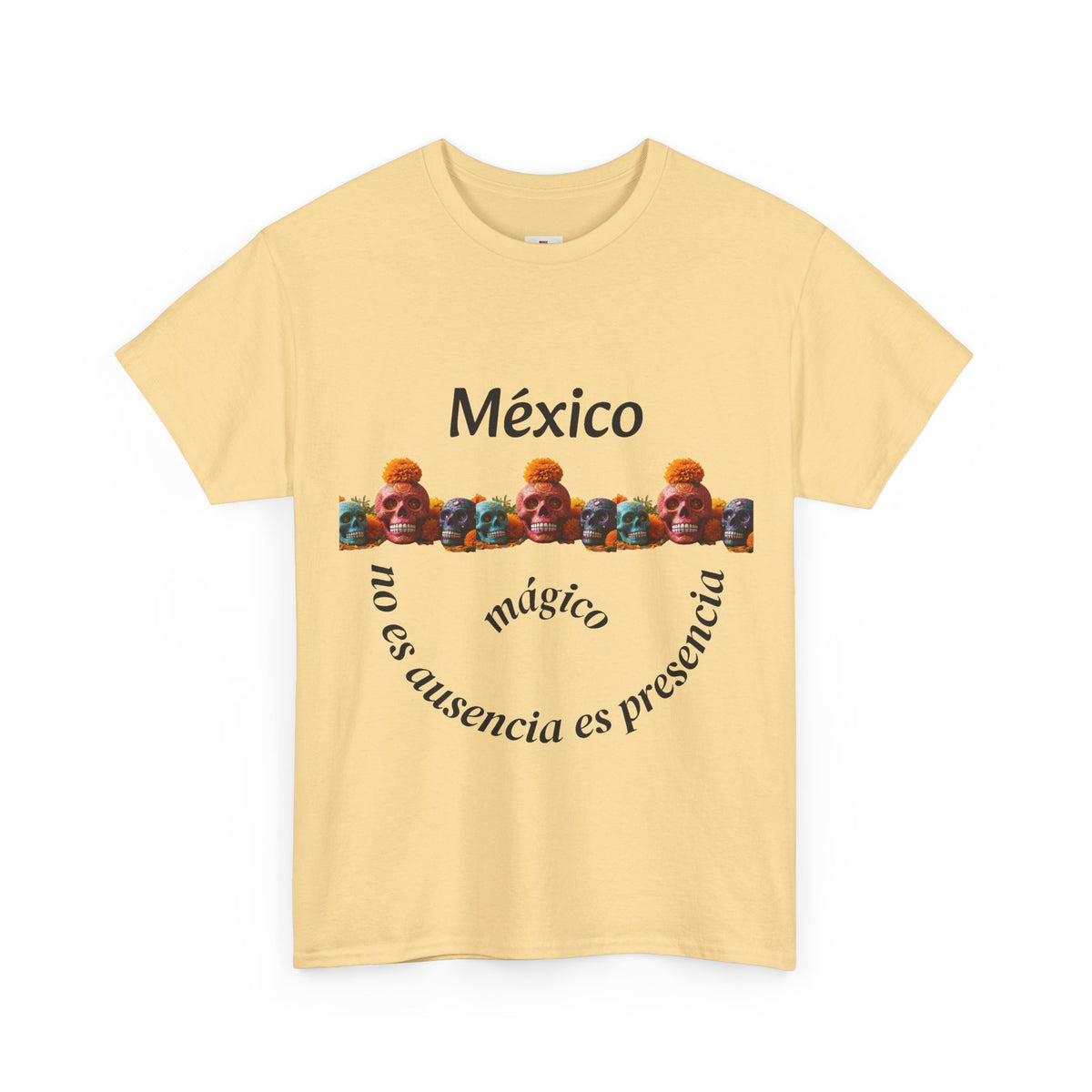 México Mágico Tee - "no es ausencia es presencia" Día de Muertos Tribute T-Shirt
