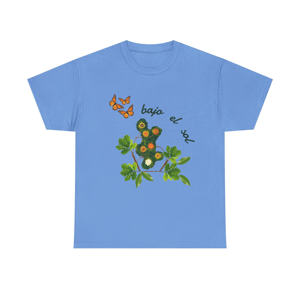 Floral Cactus & Butterflies Tee — "bajo el sol"