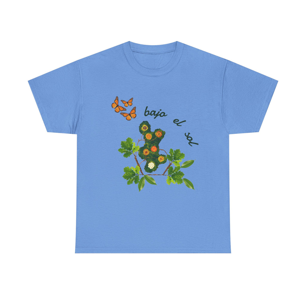 Floral Cactus & Butterflies Tee — "bajo el sol"