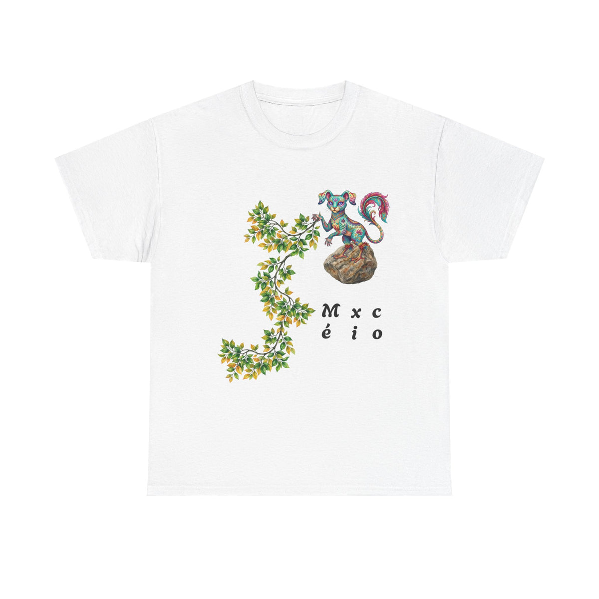 Mexico Floral Snake T-Shirt — Botanical Mexican Heritage Tee
