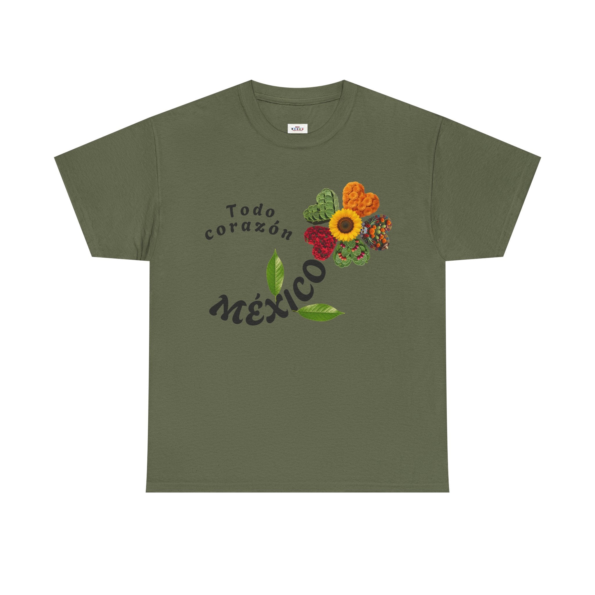 Mexico Floral "Todo corazón" T-Shirt
