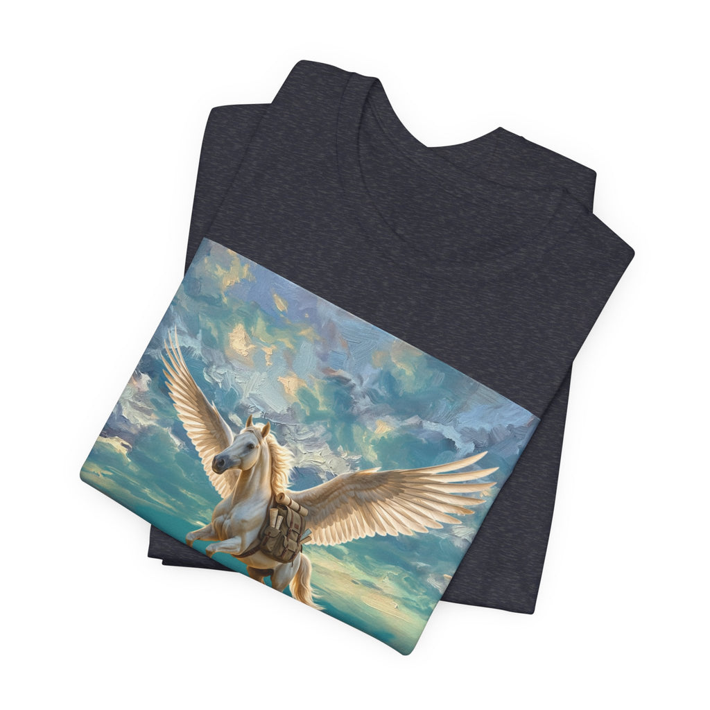Pegasus Beach T-Shirt — 'Constanza' Inspirational Winged Horse Tee