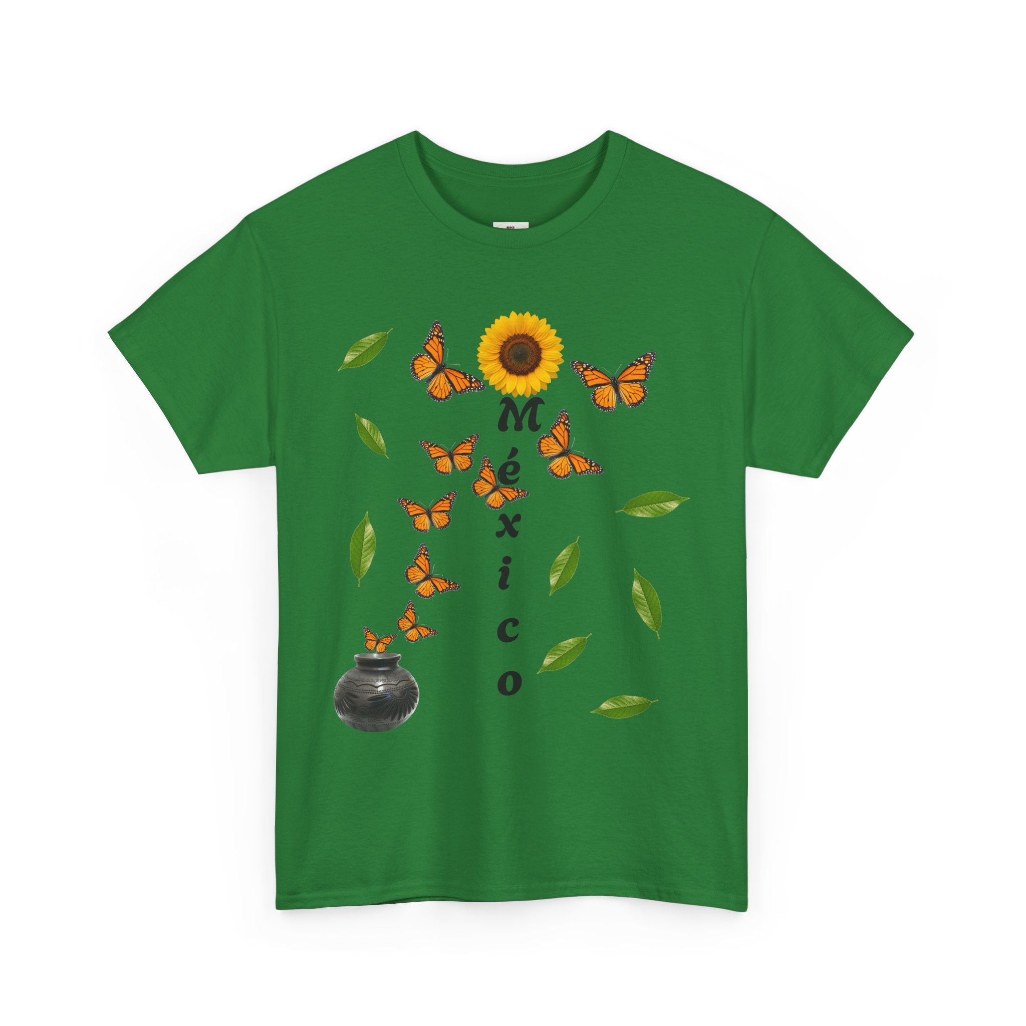 Mexico Monarch Butterfly Sunflower T‑Shirt