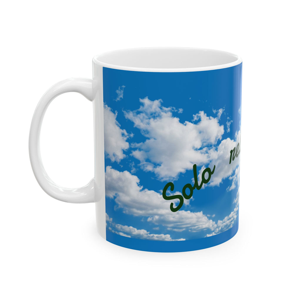 Taza de céramica 11oz. Relax colibrí