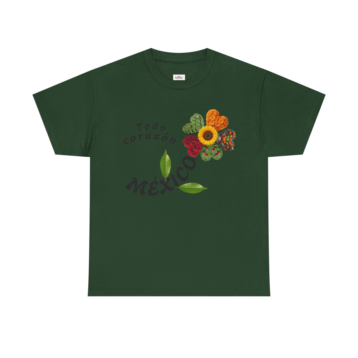 Mexico Floral "Todo corazón" T-Shirt