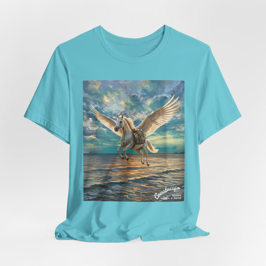 Pegasus Beach T-Shirt — 'Constanza' Inspirational Winged Horse Tee