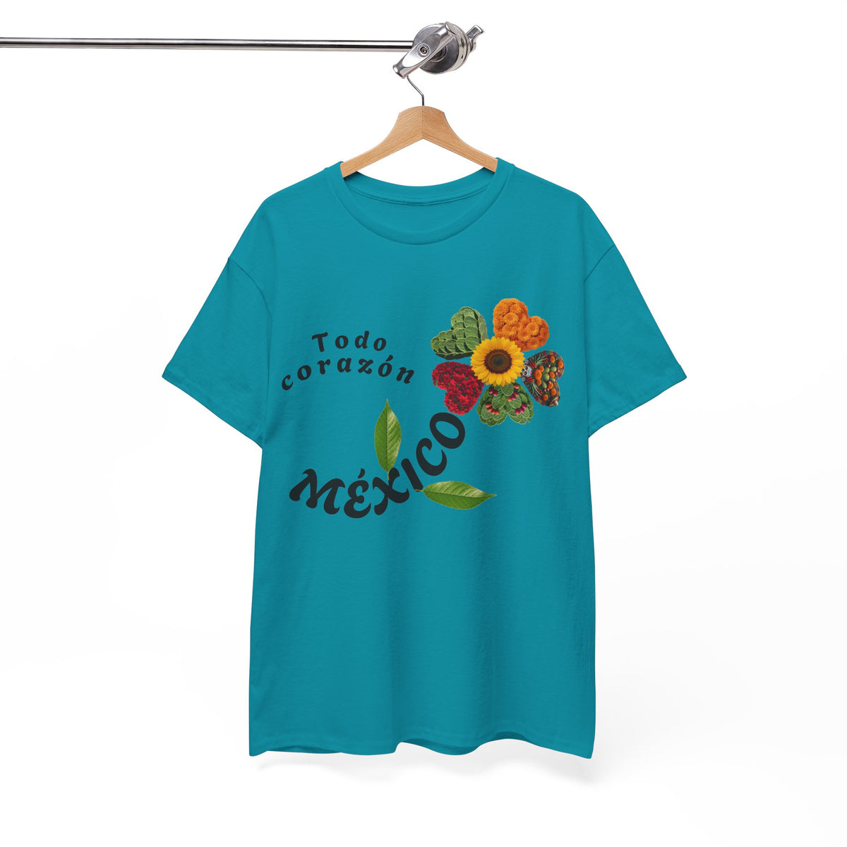Mexico Floral "Todo corazón" T-Shirt