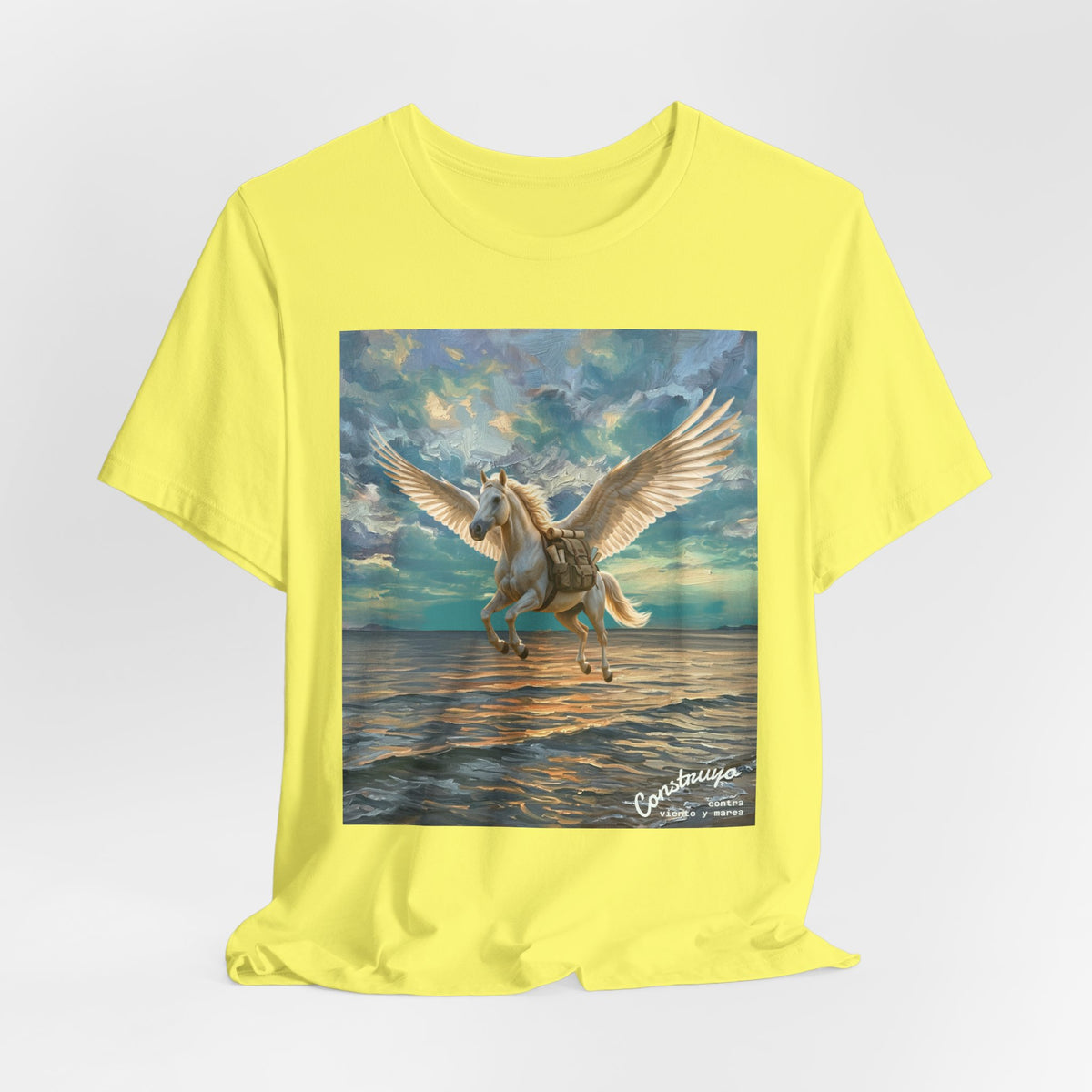 Pegasus Beach T-Shirt — 'Constanza' Inspirational Winged Horse Tee
