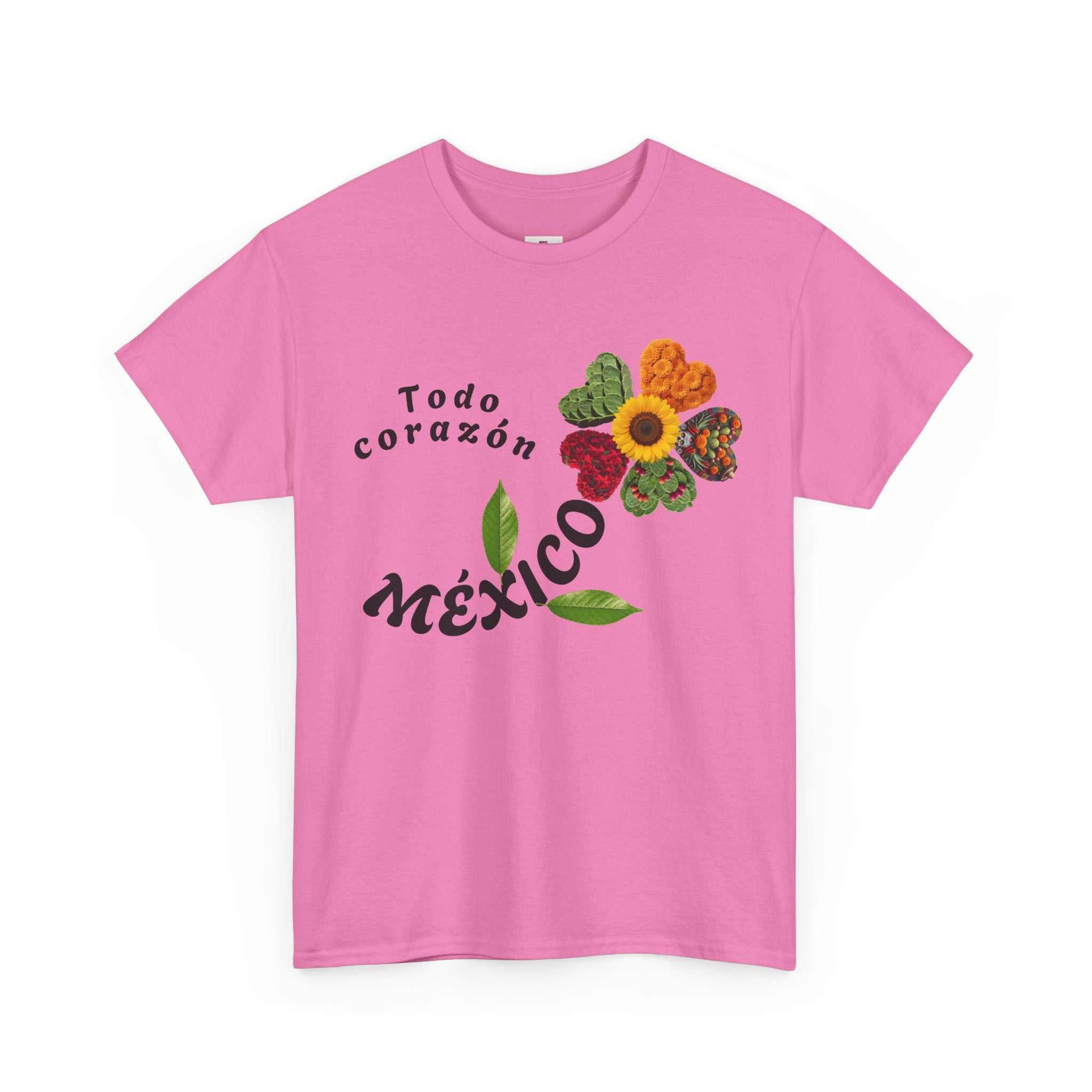 Mexico Floral "Todo corazón" T-Shirt