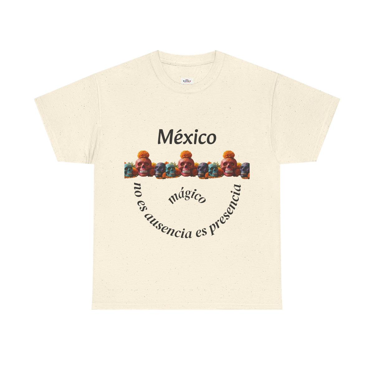 México Mágico Tee - "no es ausencia es presencia" Día de Muertos Tribute T-Shirt