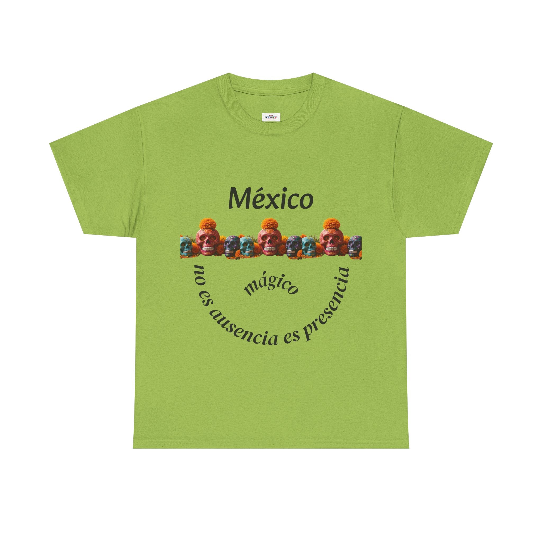 México Mágico Tee - "no es ausencia es presencia" Día de Muertos Tribute T-Shirt