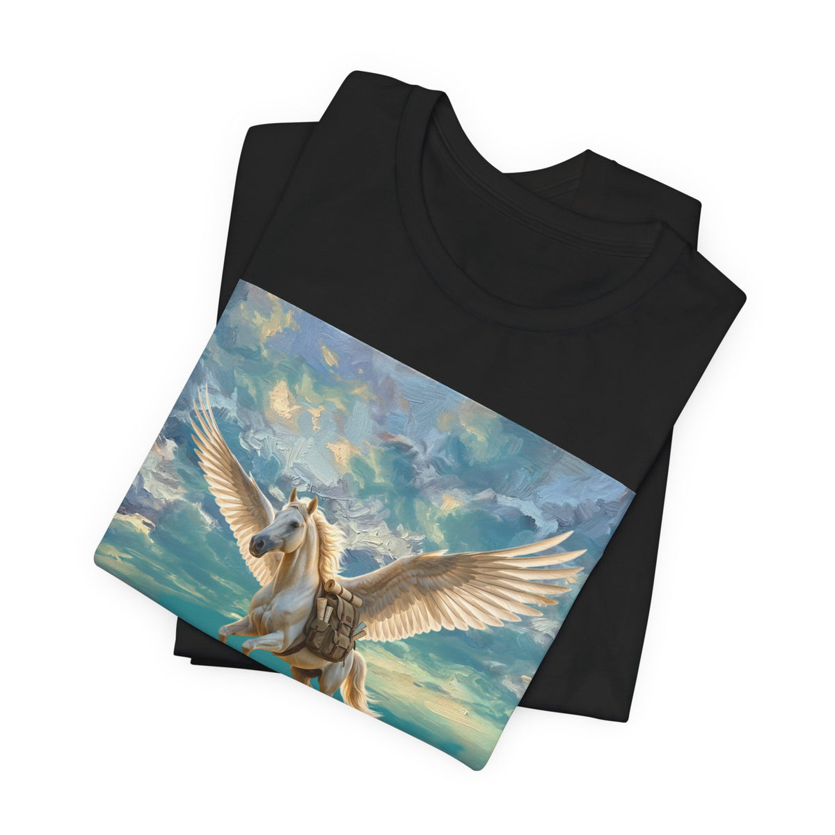 Pegasus Beach T-Shirt — 'Constanza' Inspirational Winged Horse Tee