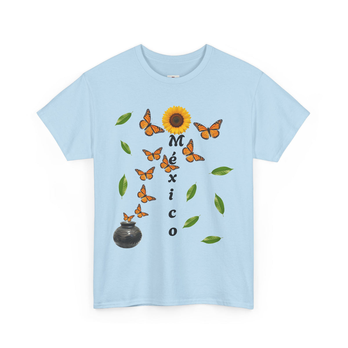 Mexico Monarch Butterfly Sunflower T‑Shirt