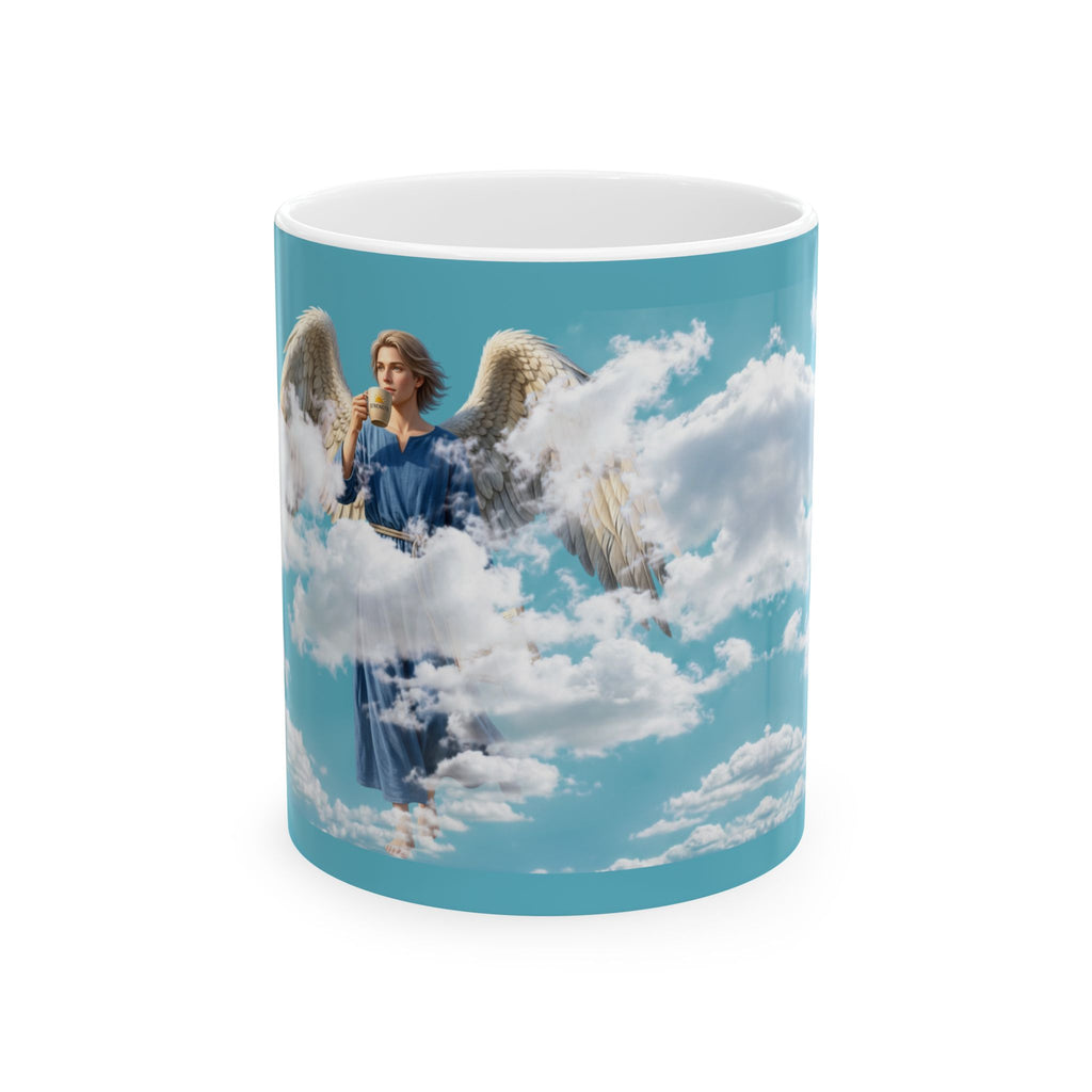 Angel in the Clouds Ceramic Mug — Heavenly Cloudscape Coffee Cup (11oz, 15oz)