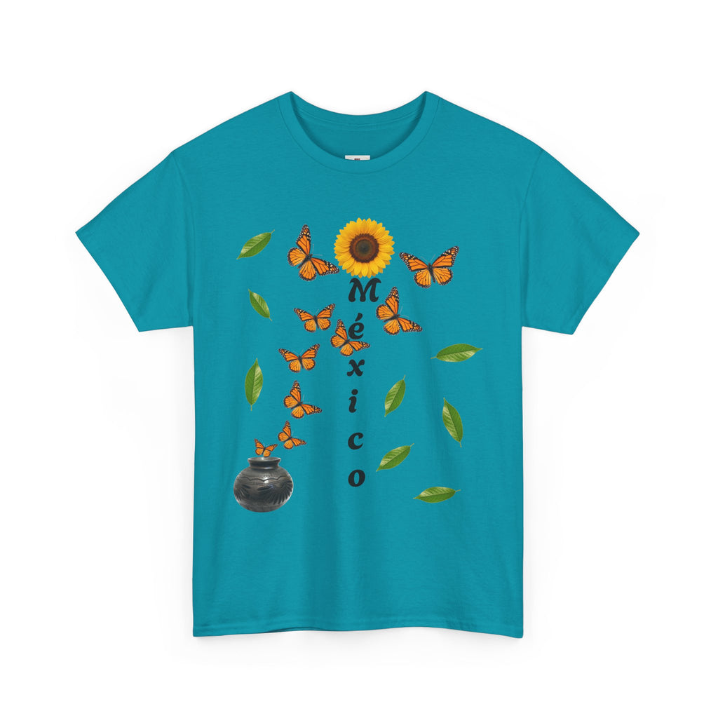 Mexico Monarch Butterfly Sunflower T‑Shirt