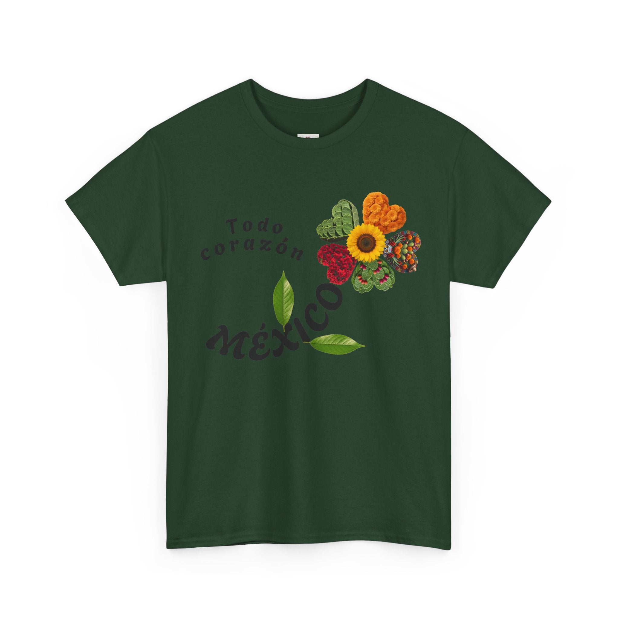 Mexico Floral "Todo corazón" T-Shirt
