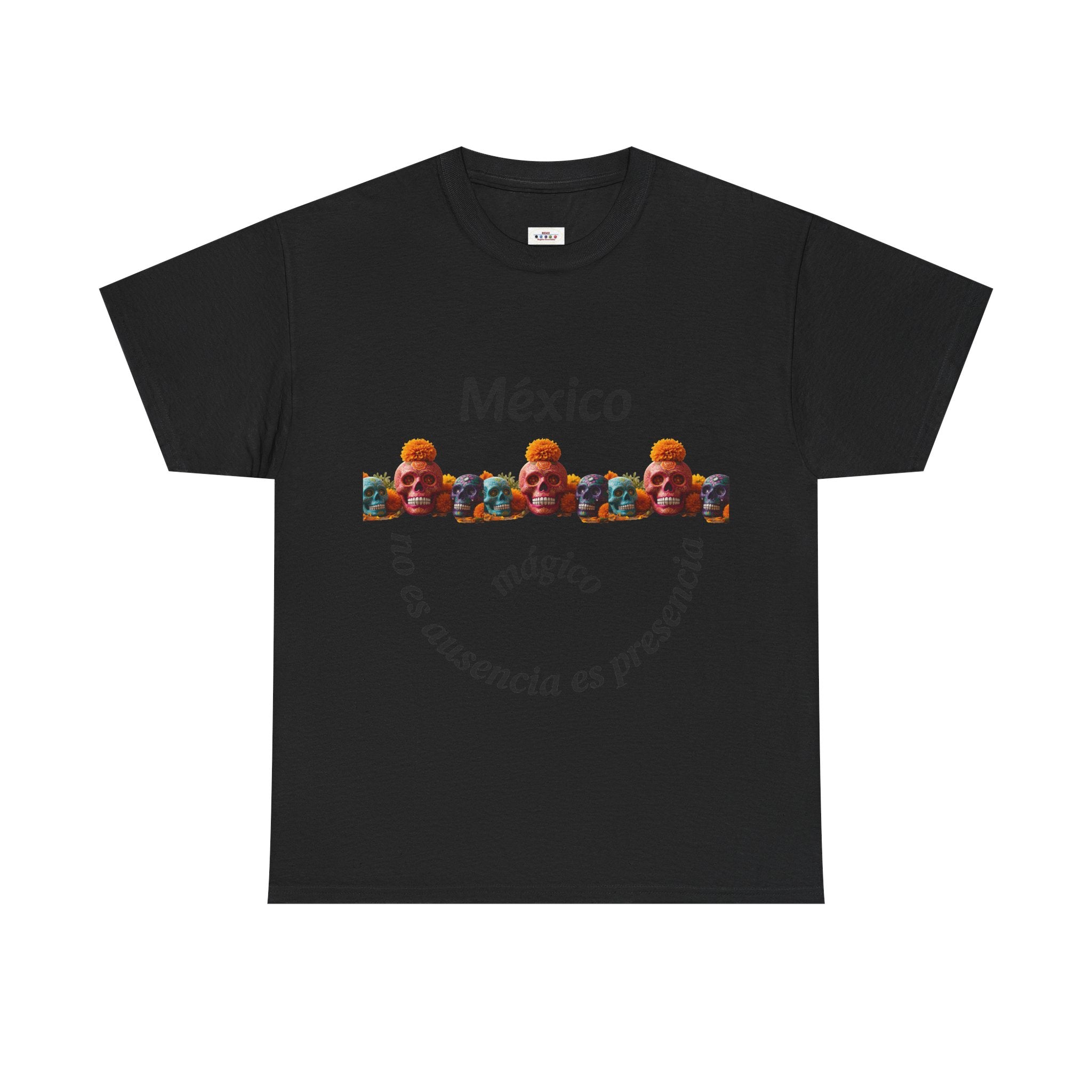 México Mágico Tee - "no es ausencia es presencia" Día de Muertos Tribute T-Shirt