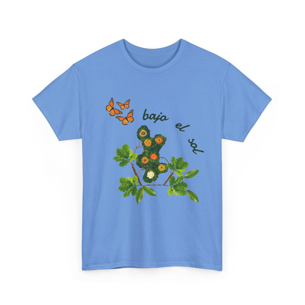 Floral Cactus & Butterflies Tee — "bajo el sol"