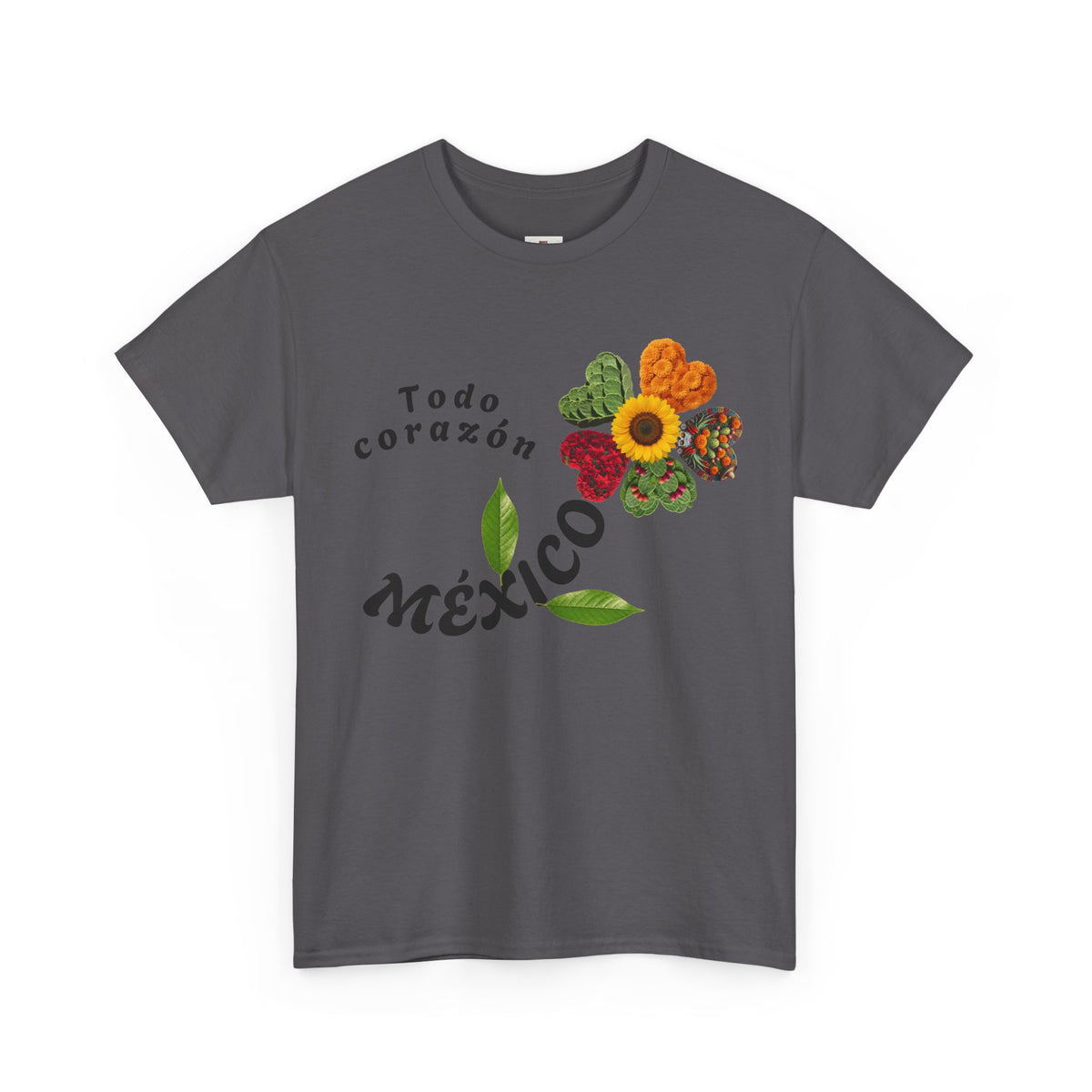 Mexico Floral "Todo corazón" T-Shirt