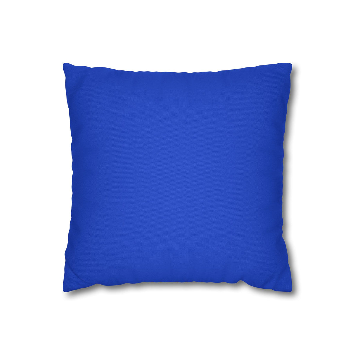 Solo Funda, no incluye relleno. Solid Royal Blue Square Pillowcase — Polyester Decorative Throw Pillow Cover