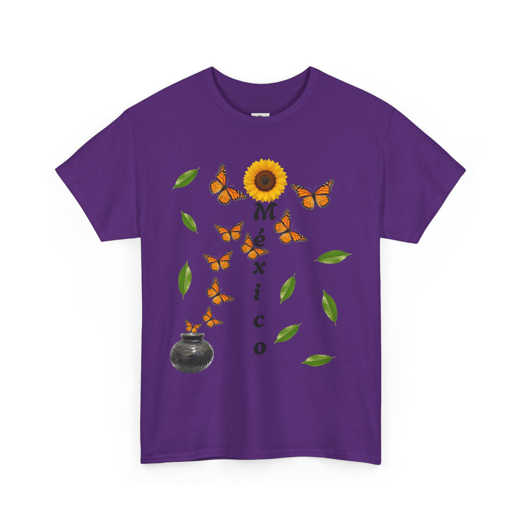 Mexico Monarch Butterfly Sunflower T‑Shirt