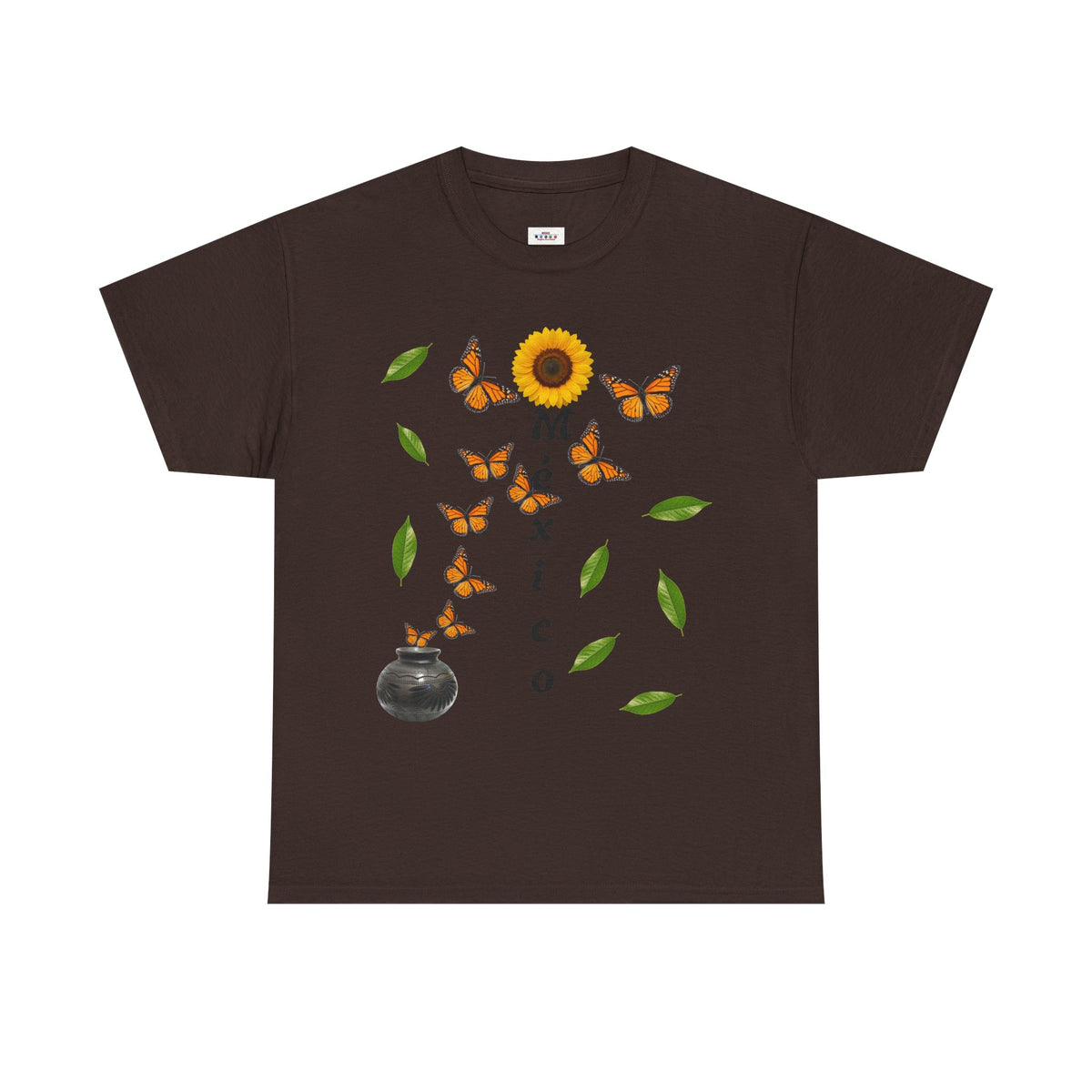 Mexico Monarch Butterfly Sunflower T‑Shirt