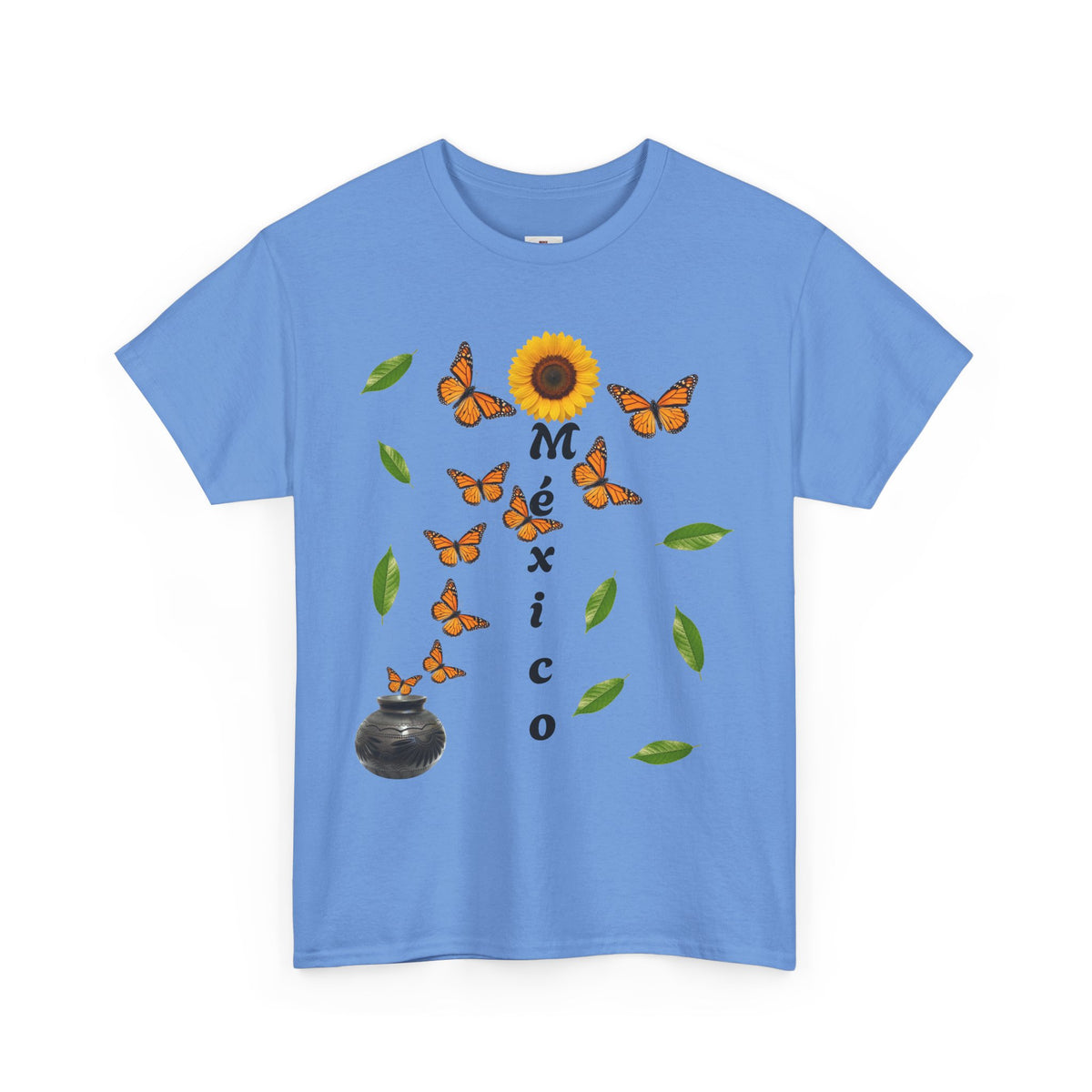 Mexico Monarch Butterfly Sunflower T‑Shirt