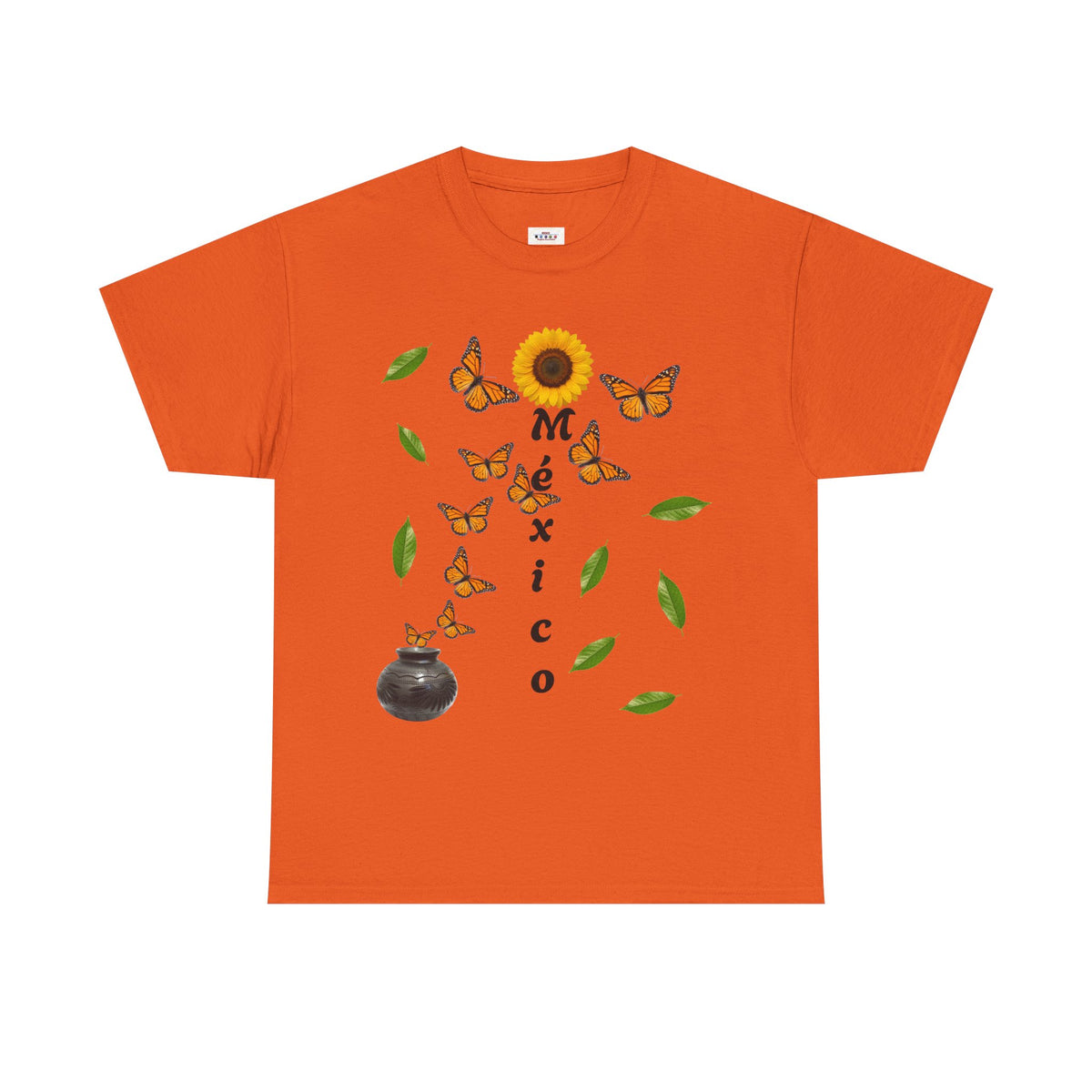 Mexico Monarch Butterfly Sunflower T‑Shirt