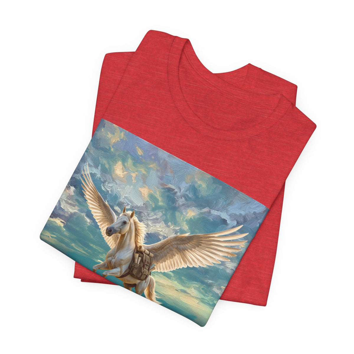 Pegasus Beach T-Shirt — 'Constanza' Inspirational Winged Horse Tee