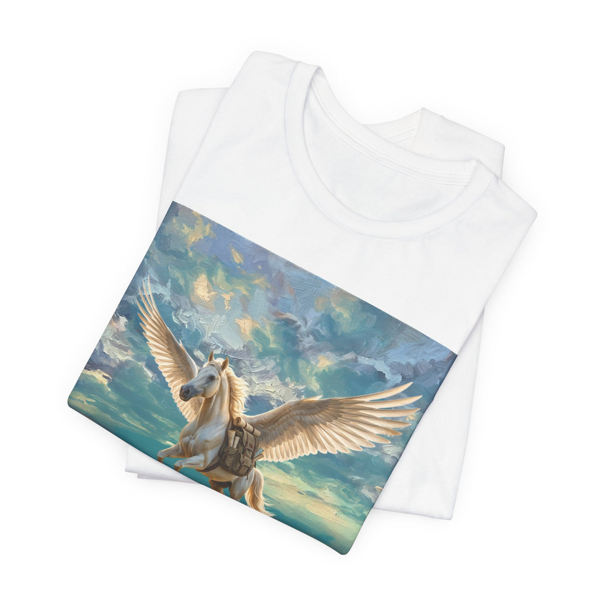 Pegasus Beach T-Shirt — 'Constanza' Inspirational Winged Horse Tee