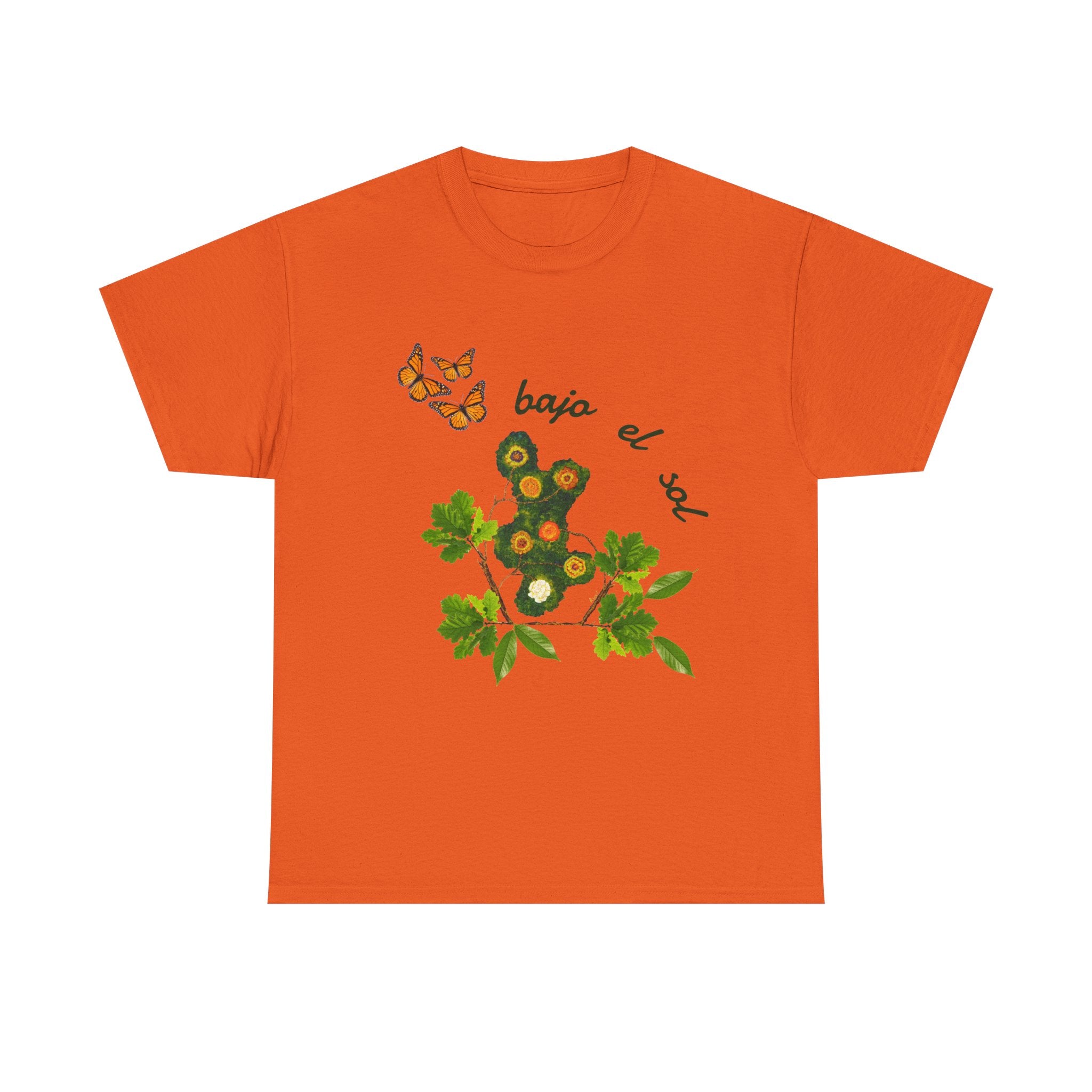 Floral Cactus & Butterflies Tee — "bajo el sol"