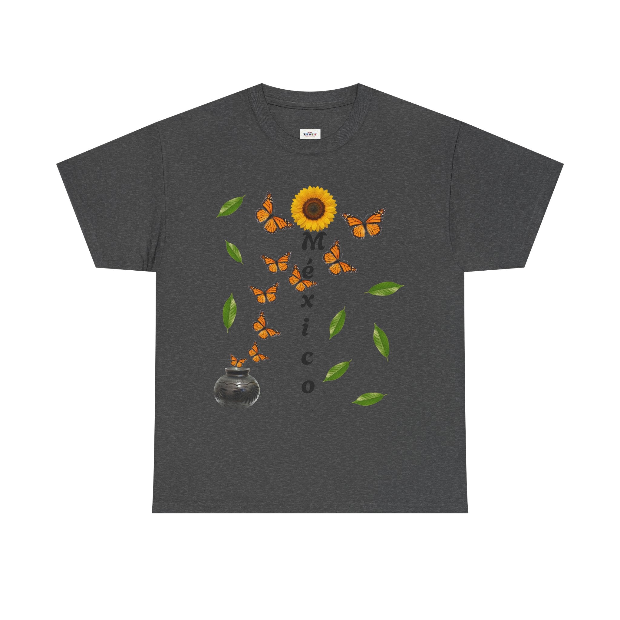 Mexico Monarch Butterfly Sunflower T‑Shirt