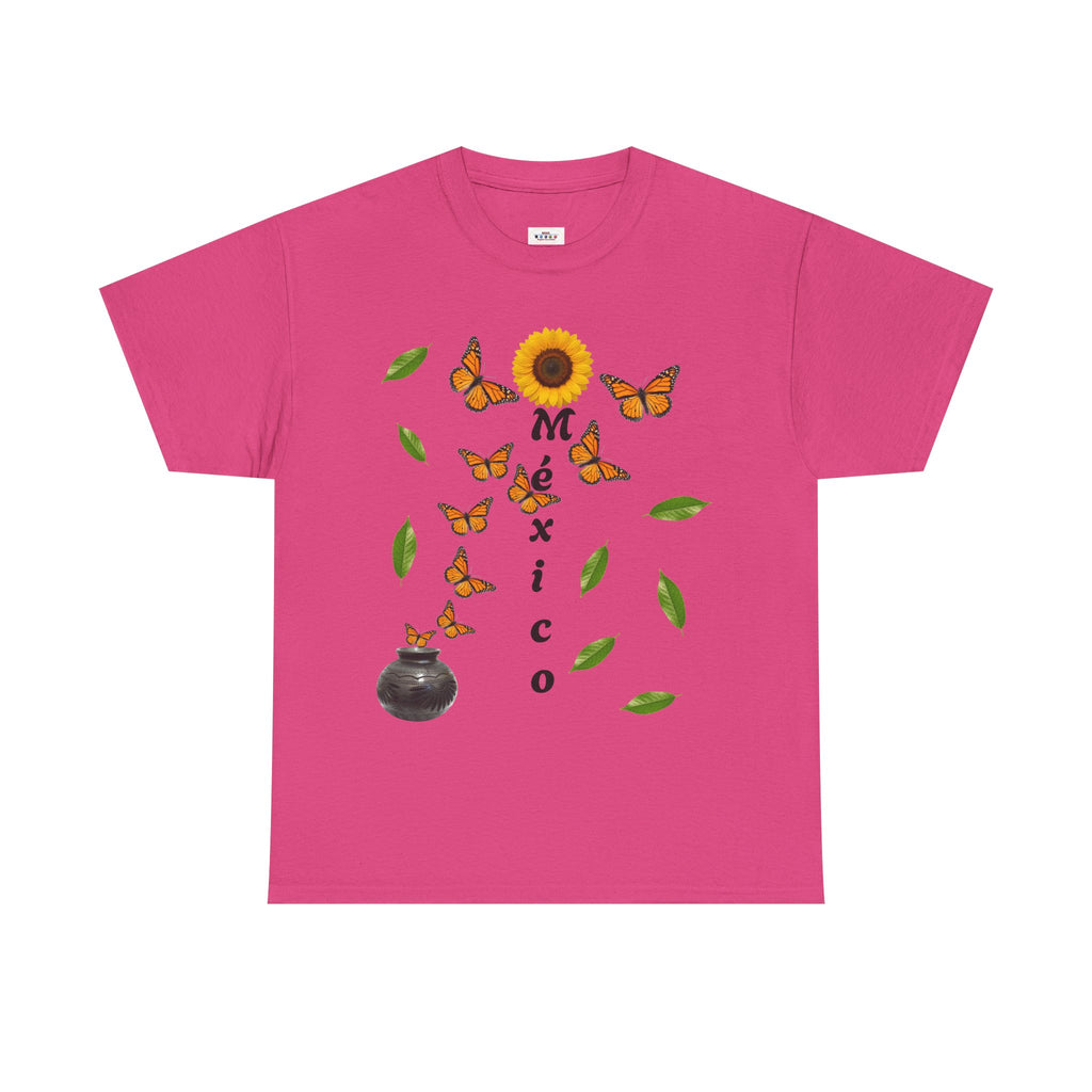 Mexico Monarch Butterfly Sunflower T‑Shirt