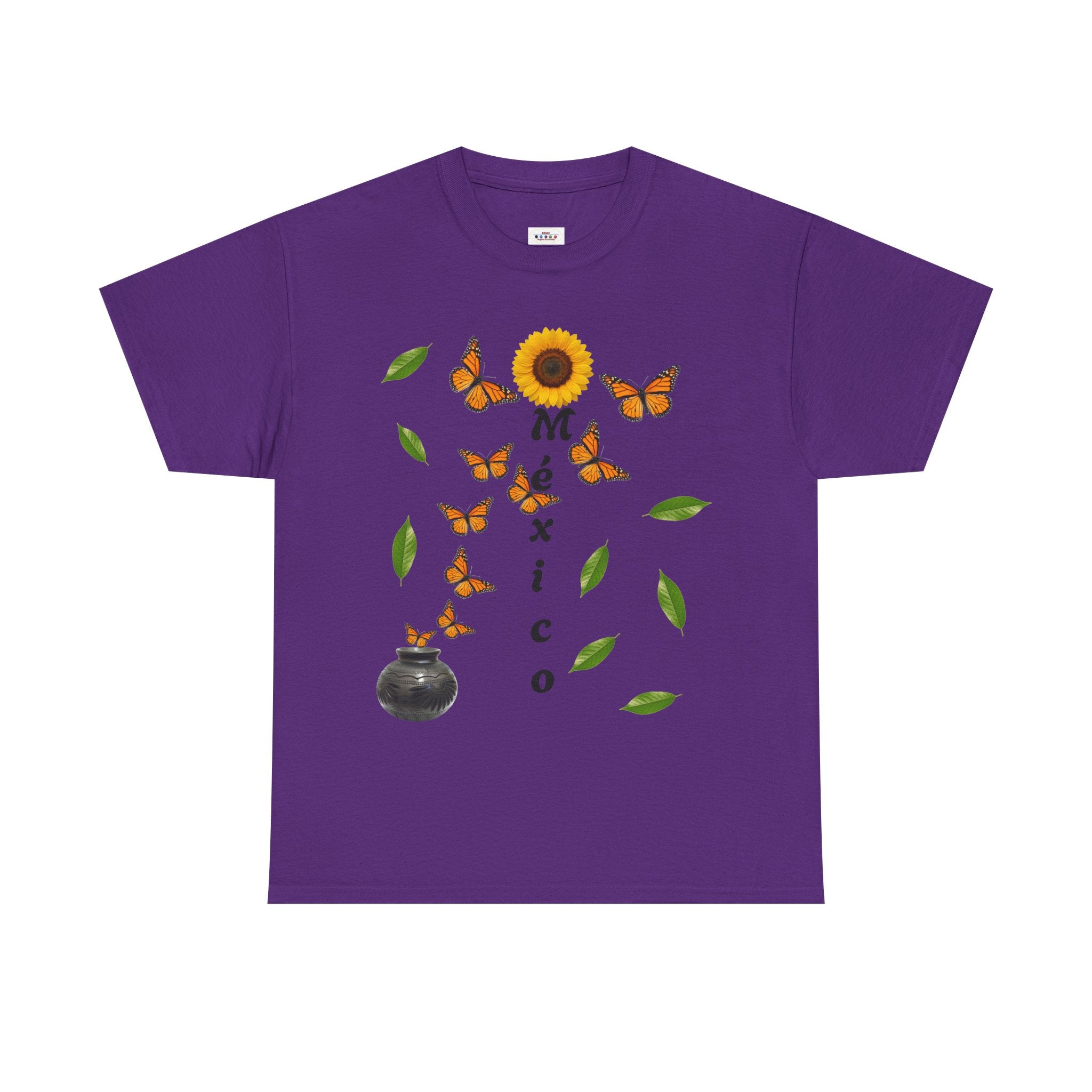 Mexico Monarch Butterfly Sunflower T‑Shirt