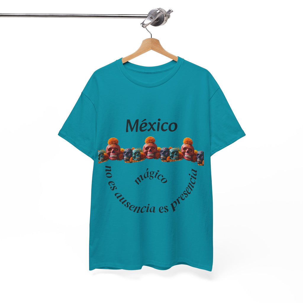 México Mágico Tee - "no es ausencia es presencia" Día de Muertos Tribute T-Shirt