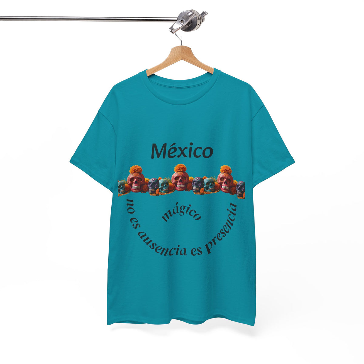 México Mágico Tee - "no es ausencia es presencia" Día de Muertos Tribute T-Shirt